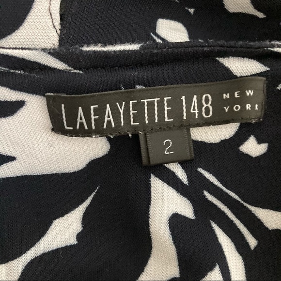 Lafayette 148 New York Floral Wrap Dress - Picture 4 of 7